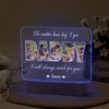 Custom Photo Dad, No Matter How Big We Get, We Will Always Reach For You Acrylic Plaque LED Night Light HO82 893820