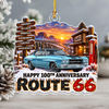 Personalized Route 66 100th Anniversary Christmas Acrylic Ornament  Car Lover Gift LM32 670287
