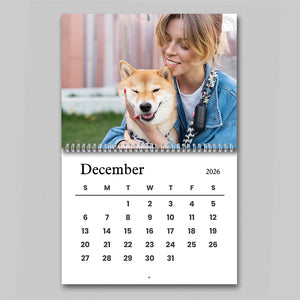 Custom Dog Photo Wall Calendar TH10 896697