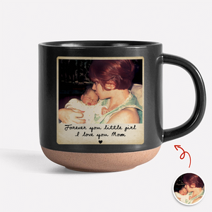 Custom Photo I Love You Daddy/Mommy Pottery Mug Gift For Family CH07 910196