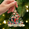 Custom Photo Christmas Tree Family Acrylic Ornament HO82 903404