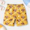 Custom Photo Face Dog With Bone Beach Short For Kid Summer Gift TH10 894101