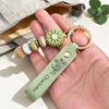 Custom Name with Floral Beaded Keyring Girls, Flower Girl Gift, Christmas Gift, Birthday Gift LM32 669897