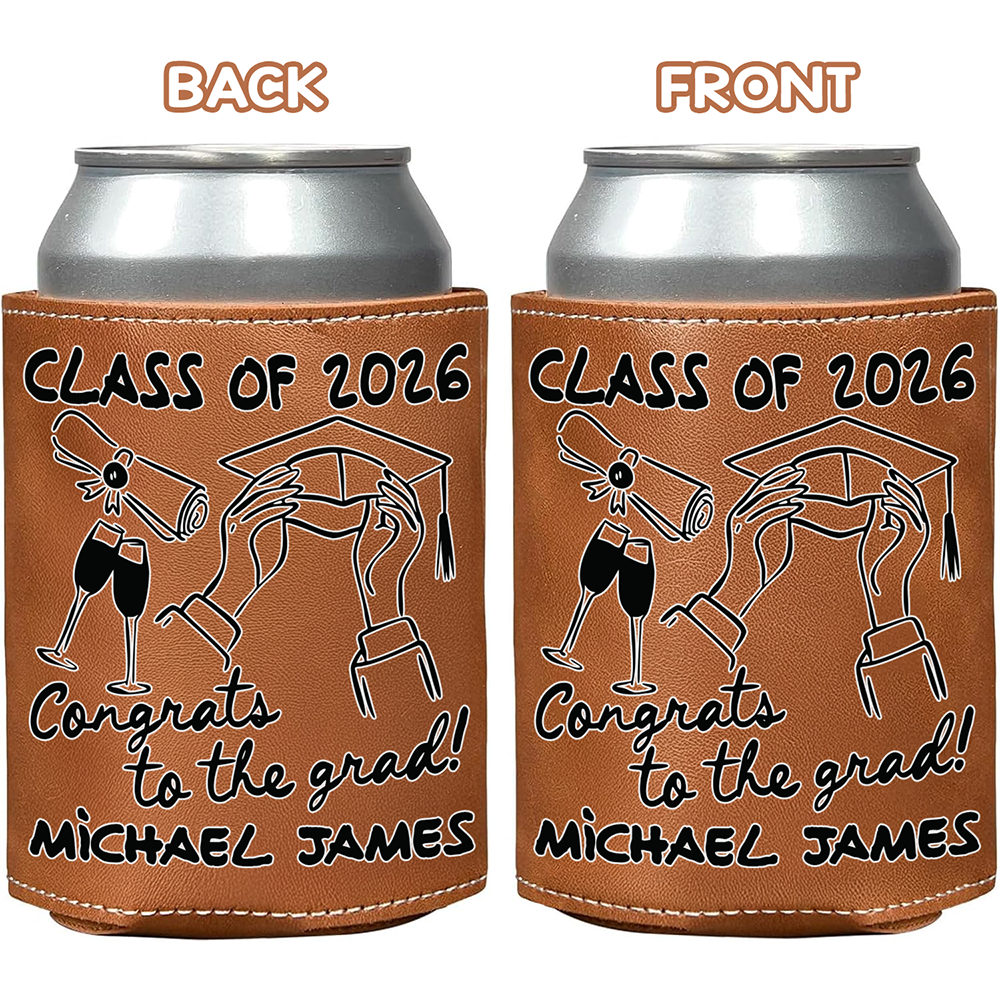 Custom Name Class Of 2026 Can Cooler Holder TH10 169657