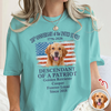 Custom Dog Photo Descendant of a Patriot USA 250th Anniversary 1776–2026 Comfort Shirt TH10 169437