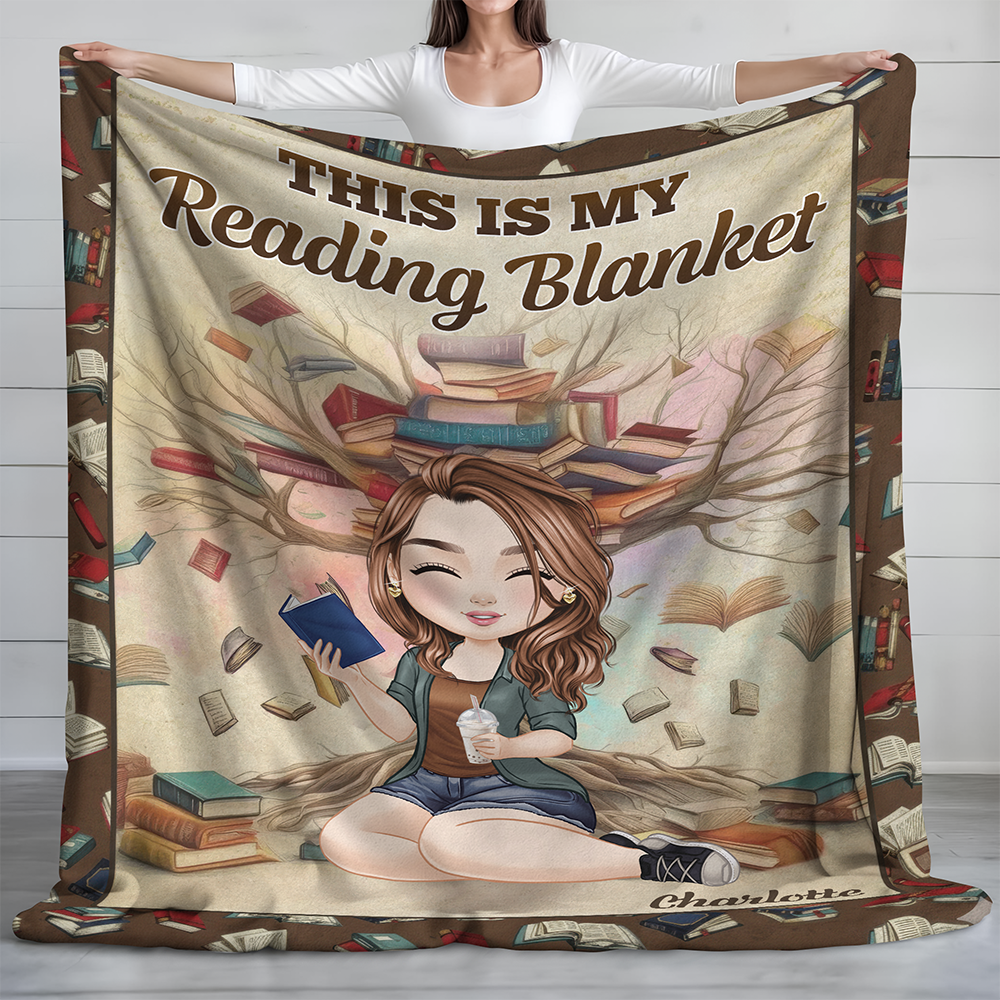 Personalized Bookish Blanket Gifts For Book Lovers, Bookworms, Readers TH10 896647