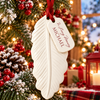 Personalized In Loving Memory Feather Ceramic Ornament HO82 903800