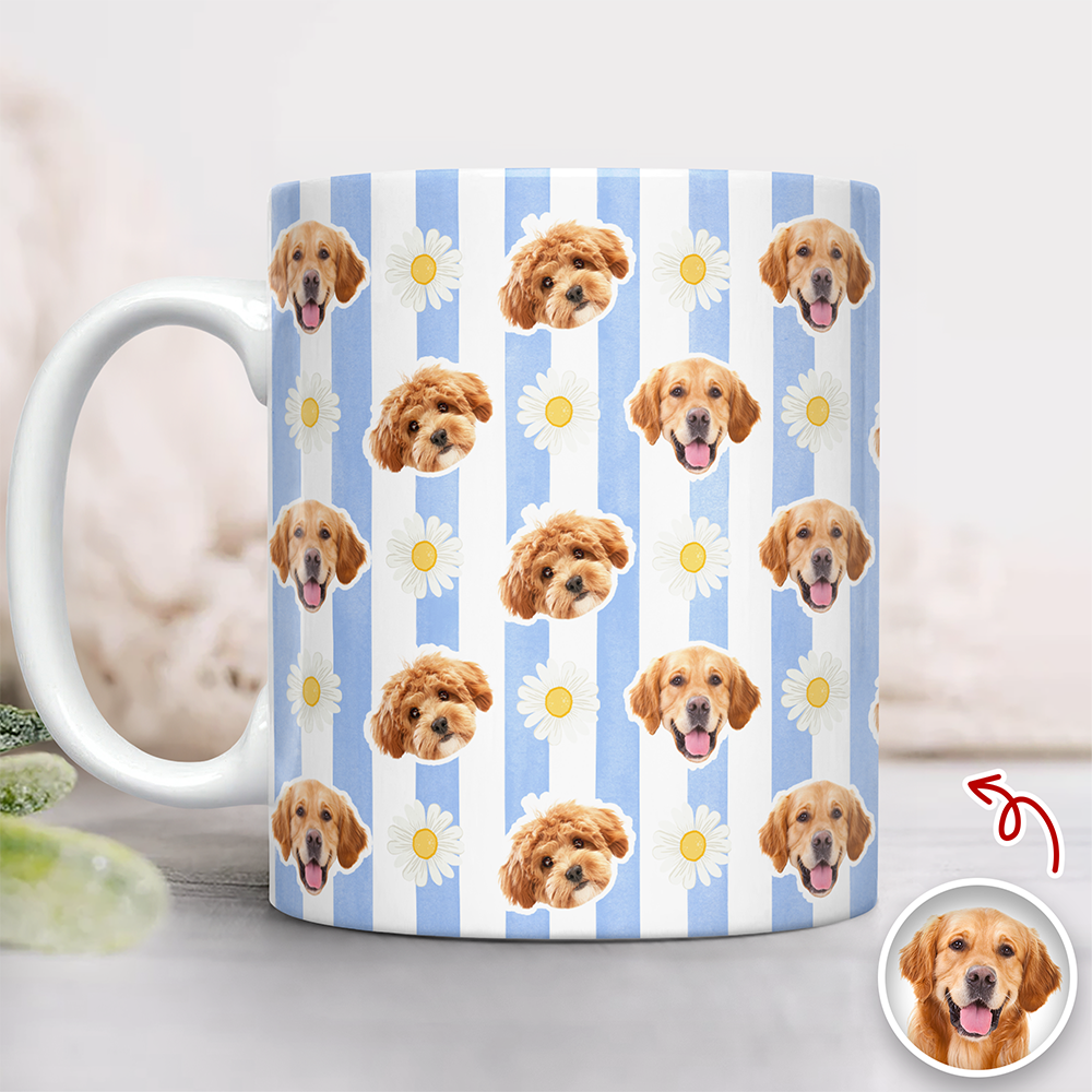 Custom Dog Photo Mug Gifts For Dog Mom, Dog Grandma TH10 169549