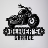 Personalized Motorcycle Garage Metal Sign CH07 896256