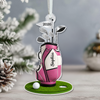 Personalized Name Golf Christmas Acrylic Ornament For Golf Lovers HA75 921840