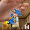 Custom Funny Face Class of 2026 Graduation Keychain, Personalized Gift for Graduate TH10 169163
