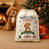 Personalized Dog Photo North Pole Express Christmas Santa Sack For Dog Mom Dad CH07 180452