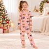Personalized Pet Photo Paw Print Kids Pajamas, Cute Pet-Themed Sleepwear LM32 670415
