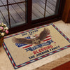 Personalized Family Name 250th Anniversary USA Patriotic Faux Pattern Doormat - 2D Printed Not Embroidered Patriotic America Decor HO82 901578