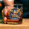USA 250th Anniversary Emblem Patriotic Eagles Flag Whiskey Glass LM32 899071