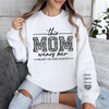 Personalized This Mom Wears Her Heart On Her Sleeve Printed Sweatshirt LM32 899095