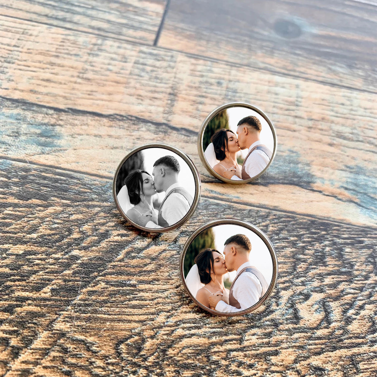 Custom Photo In Loving Memory Wedding Memorial Lapel Pin - Gift for Wedding Day, Groom Gifts HO82 901862