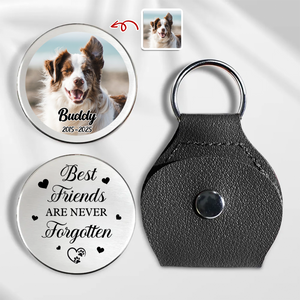 Custom Photo Best Friends Are Never Forgotten Memorial Pocket Hug HA75 897982