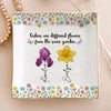 Sisters Are Different Flowers From The Same Garden Personalized Jewelry Dish For Sisters, Friend CH07 896320