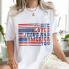 Personalised She Loves Jesus And America Too Bright Shirt LM32 897943