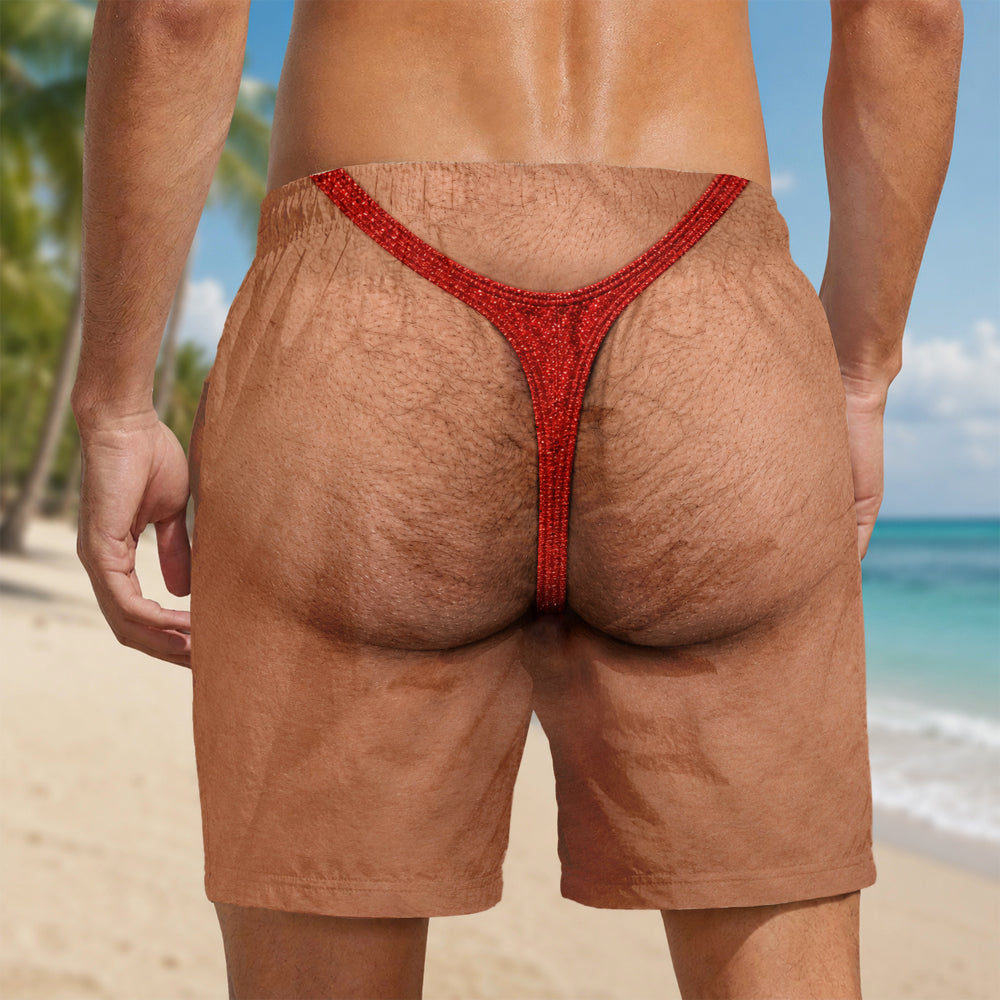 Personalized Funny Men's Beach Shorts Summer Vacation Gift CH07 180112