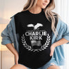 Justice for Charlie Kirk - Prayers Up for Charlie Memorial Dark Shirt LM32 65623