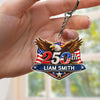 250th Anniversary 1776-2026 Eagle USA Semiquincentennial Patriotic Acrylic Keychain HA75 921012
