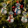 Personalized Golf Bag Christmas Acrylic Ornament, Custom Hanging Tree Decoration Gift For Golf Lovers CH07 180778