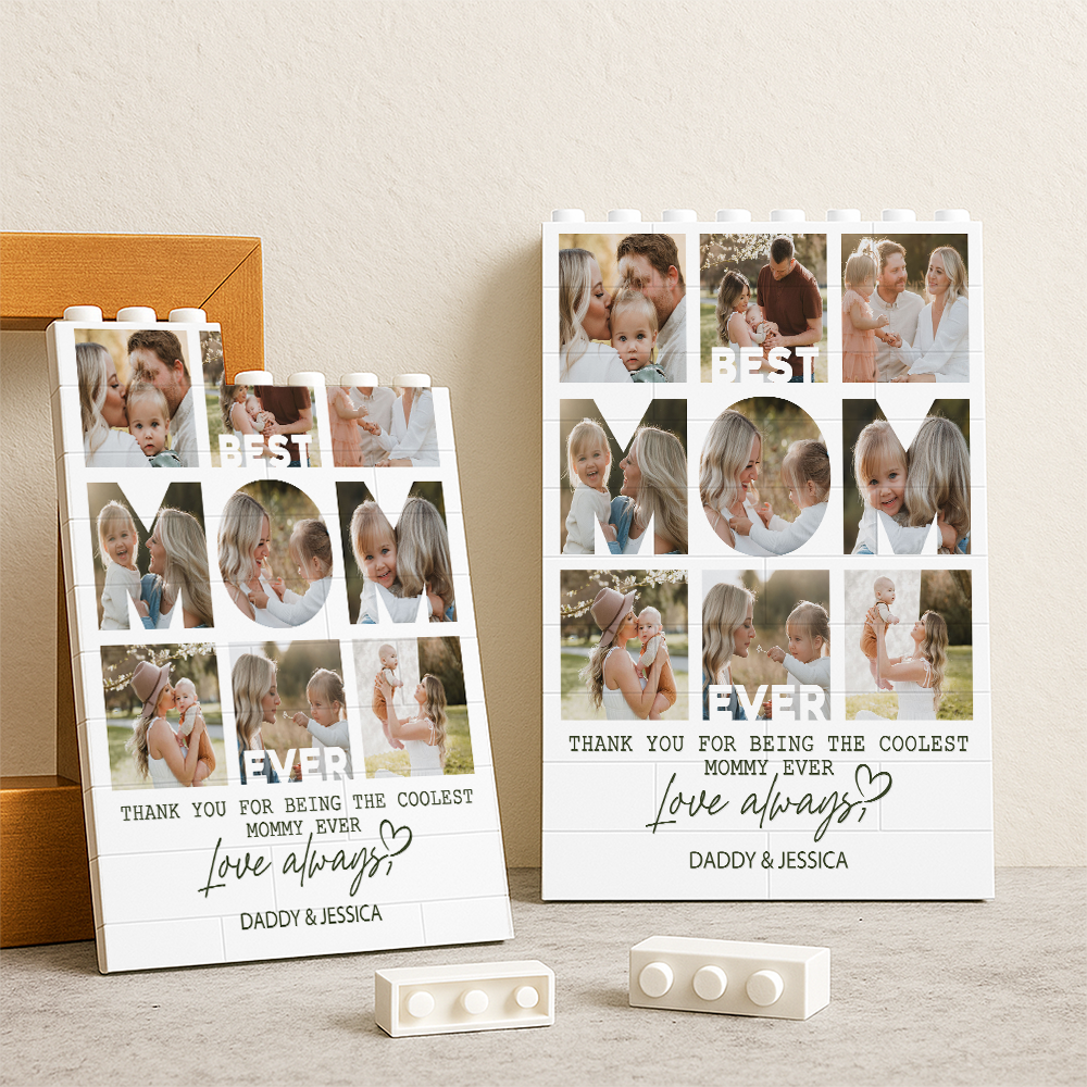 Custom Photo Thank You For Being The Coolest Daddy Ever Building Block HA75 920528