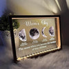 Custom Moons Phase LED Light Frame, Personalized Moons Phase with Kids Names, Mother’s Day Gifts CH07 910948
