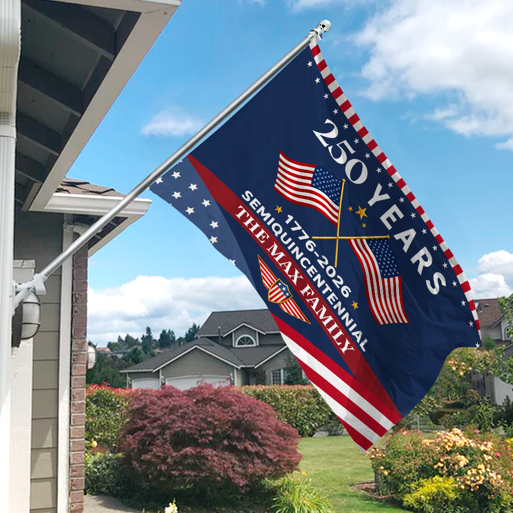 250 Years Semiquincentennial 1776-2026 America House Flag CH07 910184