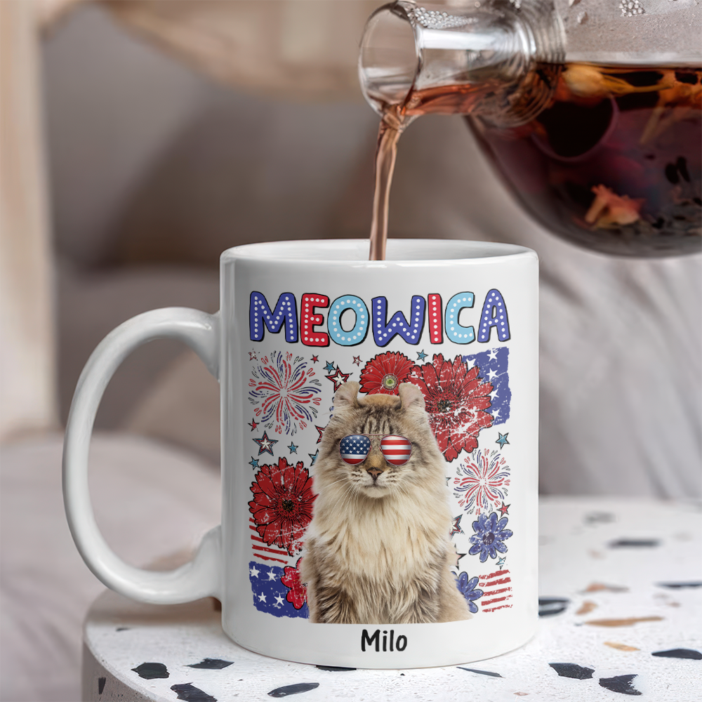 Custom Photo Meowica - Personalized Mug LM32 893757