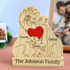 Custom Lion Family Shaped Wooden Puzzle Father's Day Gift LM32 893505