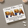 Custom Photo Happy Father's Day Rectangle Shaped Building Brick Blocks Gift LM32 893587