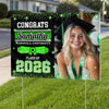Custom Photo Congrats Class of 2026 Graduation Yard Sign CH07 910734