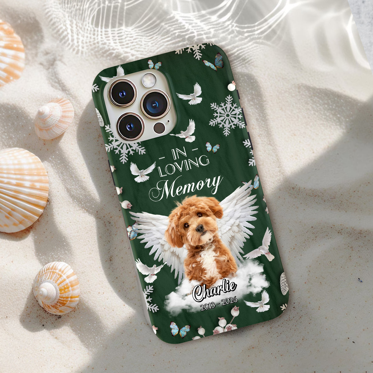 Custom Photo Dog Cat Gone But Never Forgotten Memorial Phone Case HA75 920550