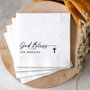 Custom God Bless Baptism Napkins With Cross, Baby Shower & Religious Party Decor LM32 899899
