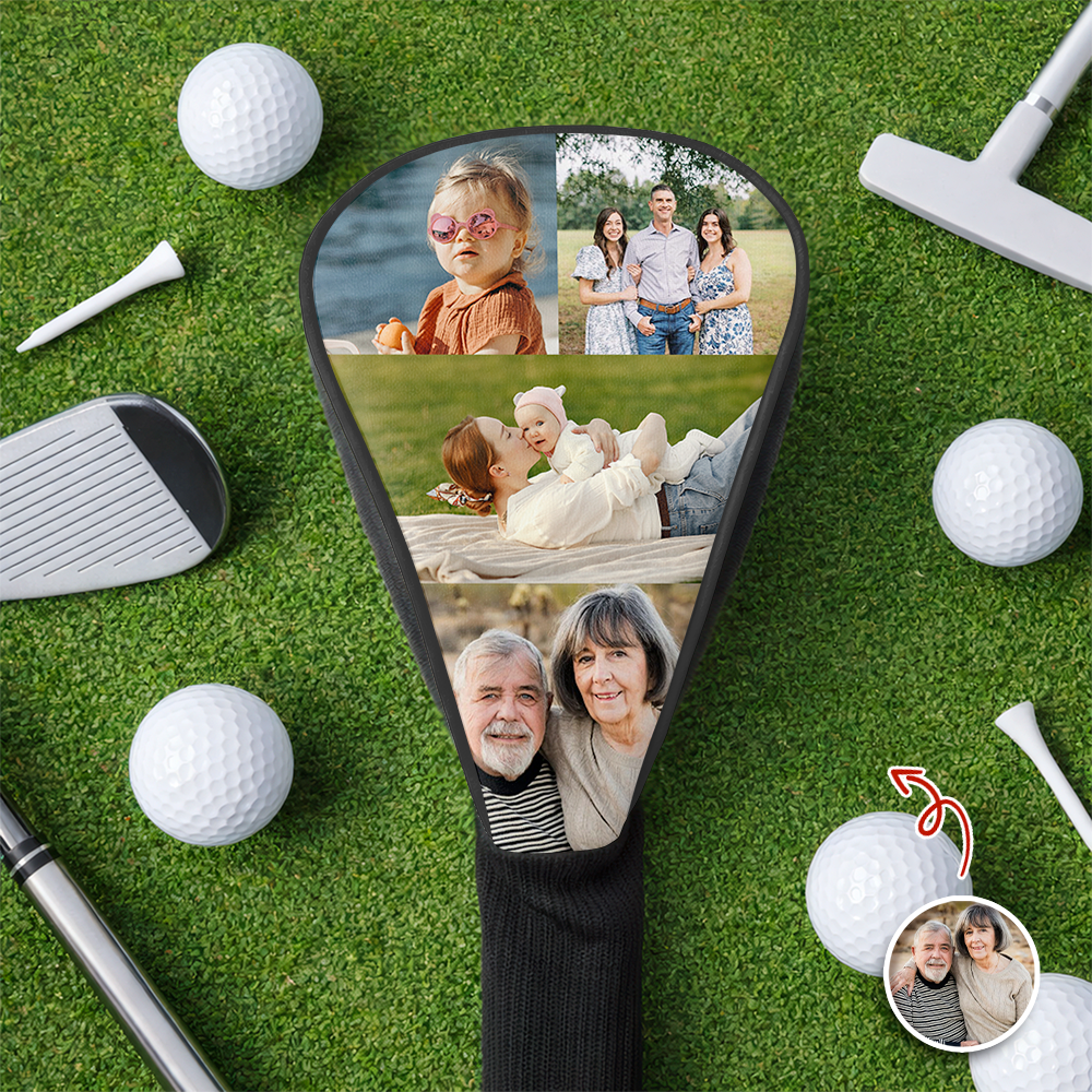 Custom Photo Family, Friends Golf Club Head Cover For Golf Lovers HA75 921262