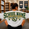 Custom Sport Team Name & Mascot Oversized Shirt, Shoulder to Shoulder Shirt LM32 670113