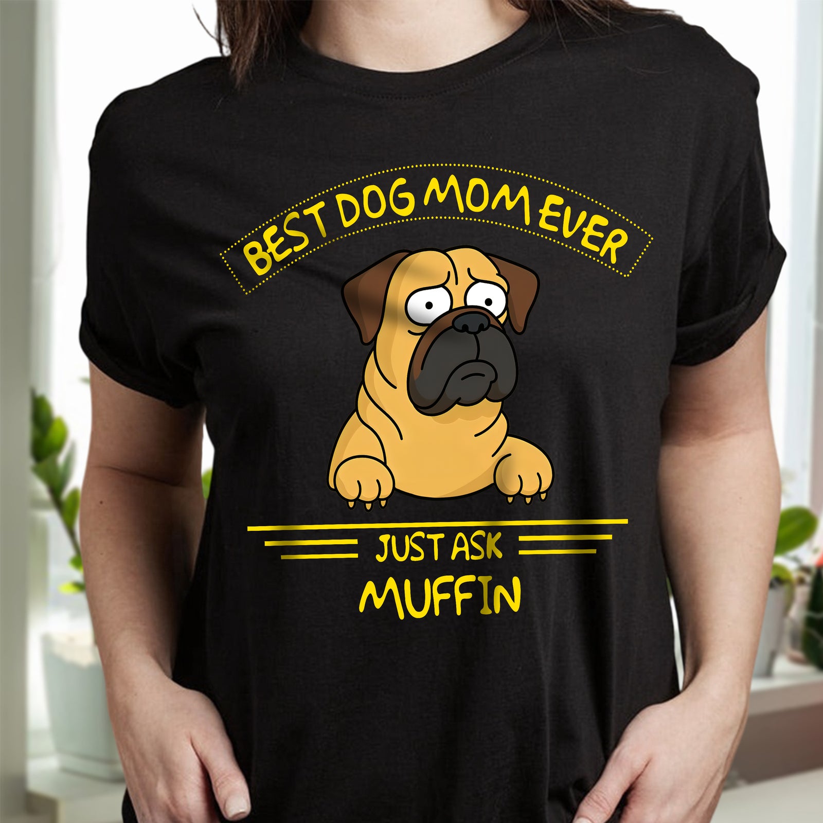 Best Dog Dad/Mom Ever Dark Shirt Personalized Gift For Dog Lovers HO82 893722