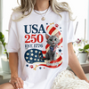 Personalized American Cat 250th Anniversary Patriotic Bright Shirt LM32 899179