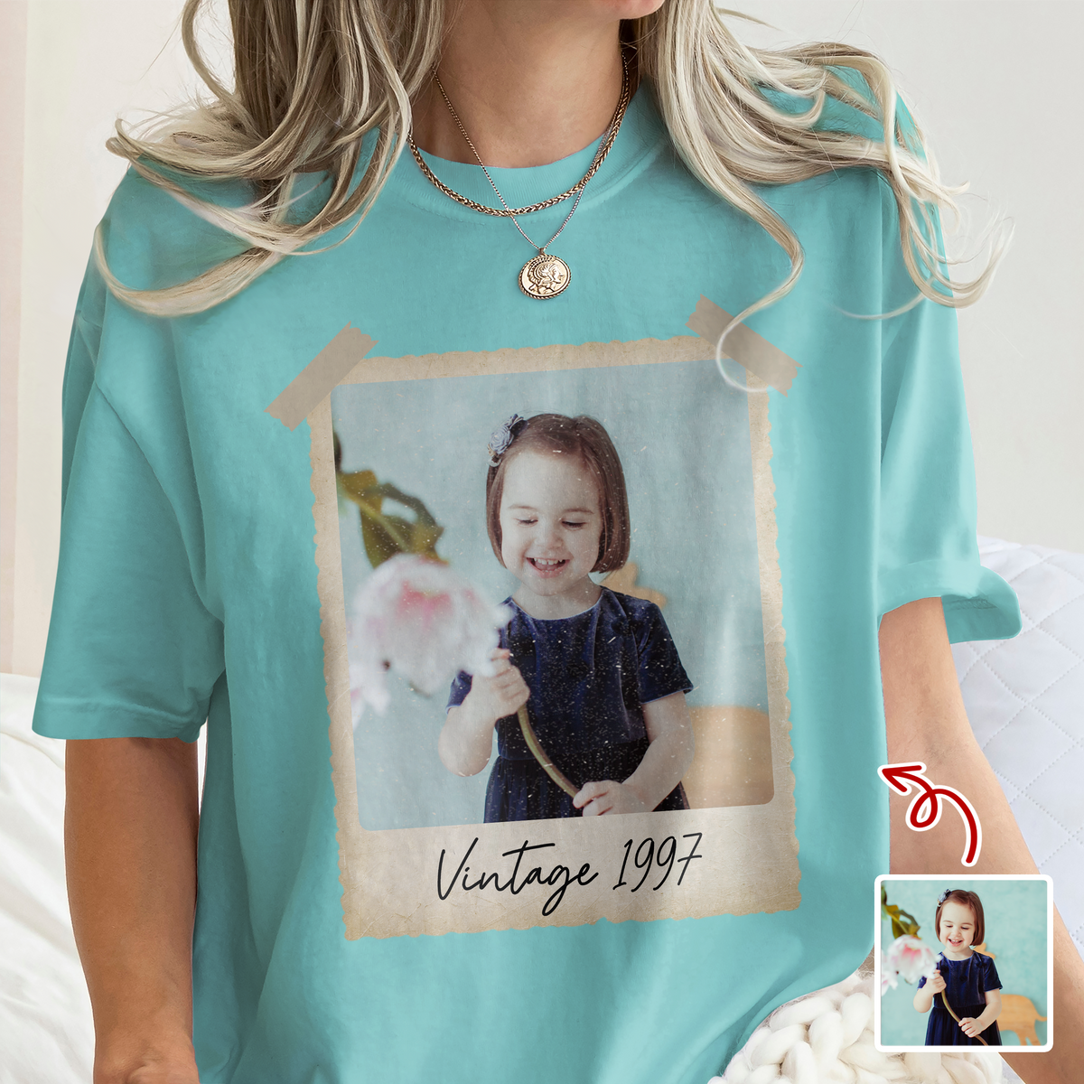 Custom Vintage Photo And Year Comfort Shirt LM32 895647