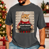 Custom Photo Cat Mugshot Funny Holiday Comfort Shirt For Cat Lover HA75 919590