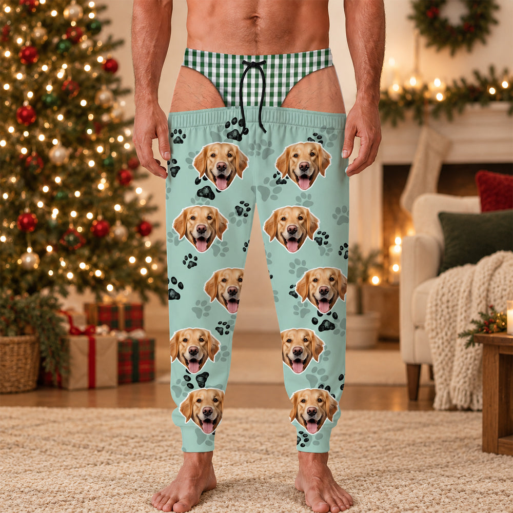 Custom Pet Photo Funny Sweatpants Pet Lover Gift CH07 180518