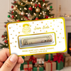 Personalized Merry Christmas Money Holder Card, Festive Cash Gift for Family & Friends LM32 669997
