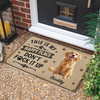 Personalized This Is My Happy Place Doormat For Dog Lover Home Entrance Decor Gift CH07 180126