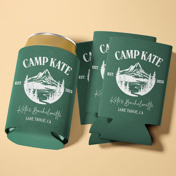 Custom Name Bachelorette Party Personalized Print Full Can Cooler ...