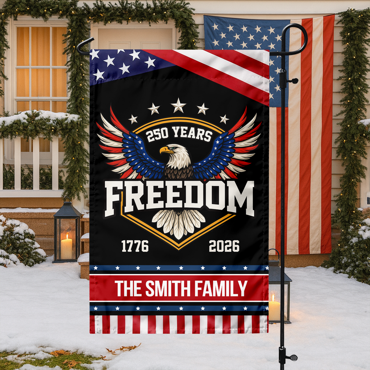 America 250 Years of Freedom 1776–2026 Anniversary Garden Flag HA75 898660