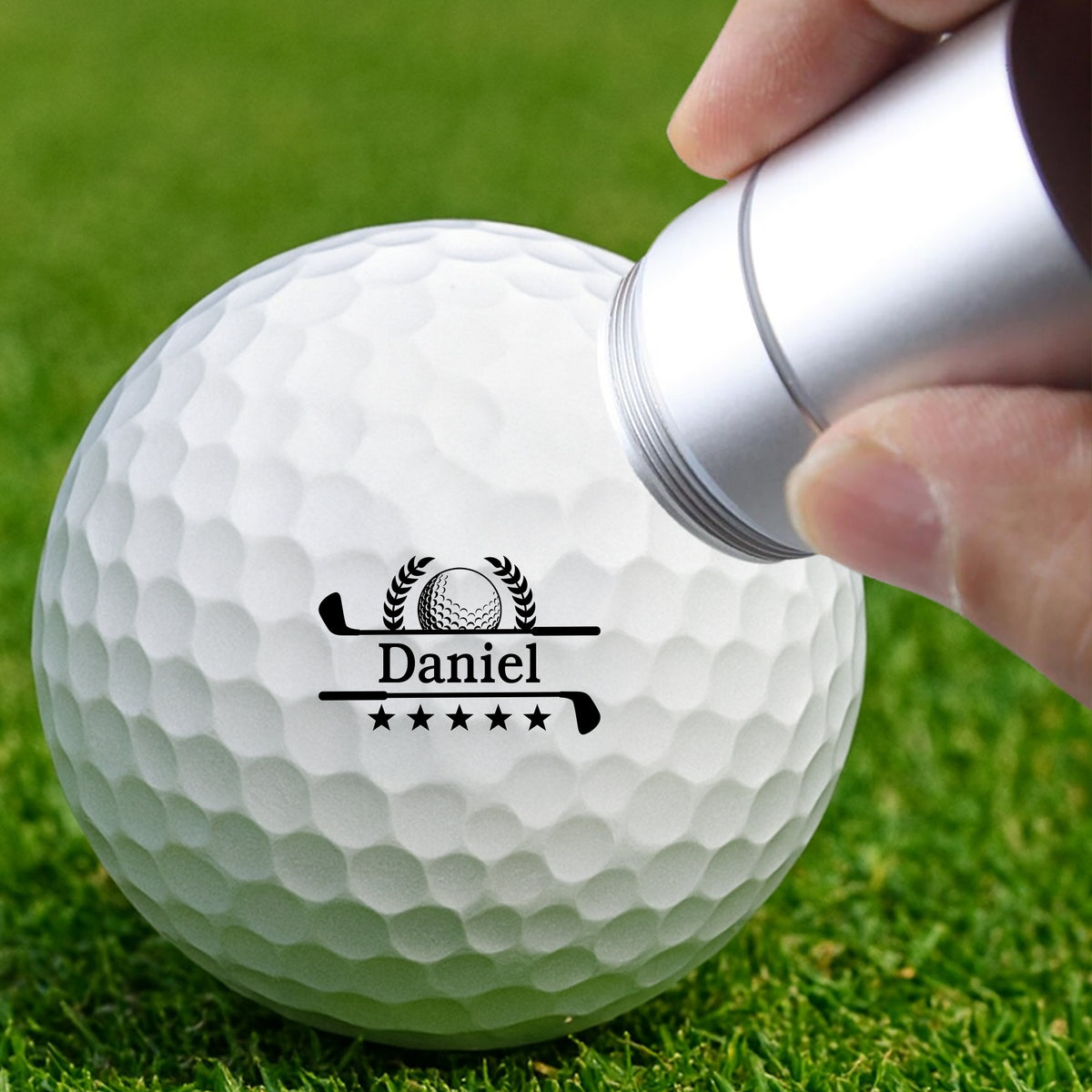 Personalized Golf Ball Stamp Box, Personalized Golf Stamps, Gift for Golfer, Groomsmen Golf Gifts HO82 900830