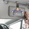 Custom Kids Photo Drive Safe Visor Clip Car Father’s Day Gift for Dad, Grandpa HA75 921172